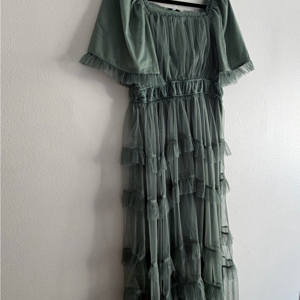 Polagram (Baltic Born) Spring Green Layered Maxi Dress - Picture 8 of 10